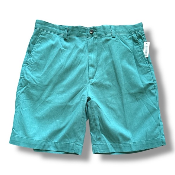 NWT Amazon Essentials Classic Fit 9" Short Sage Green Men's Size 36 Preppy - Picture 2 of 13